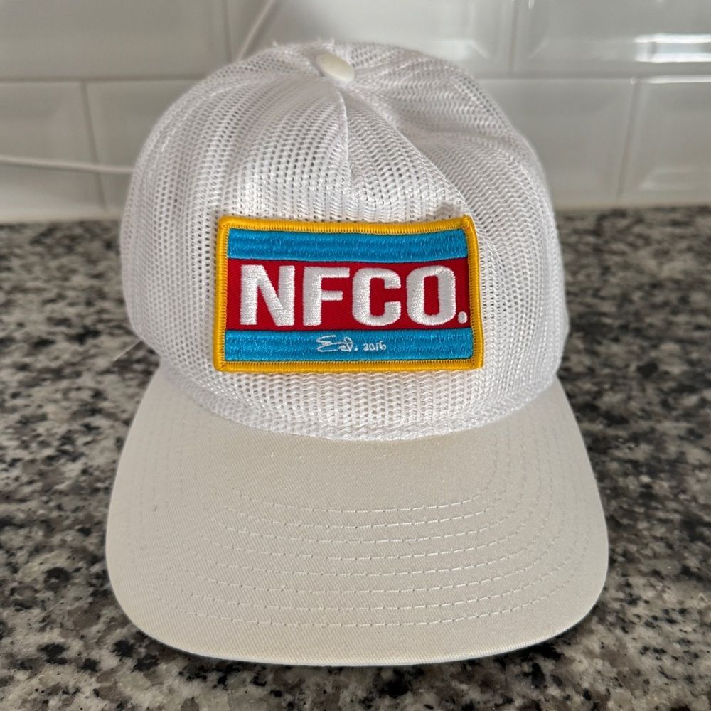 NFCO Mesh Cap Nuthin Fancy Co. White Trucker Style Hat